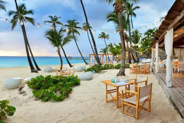Colorful fishing boats in Bayahibe