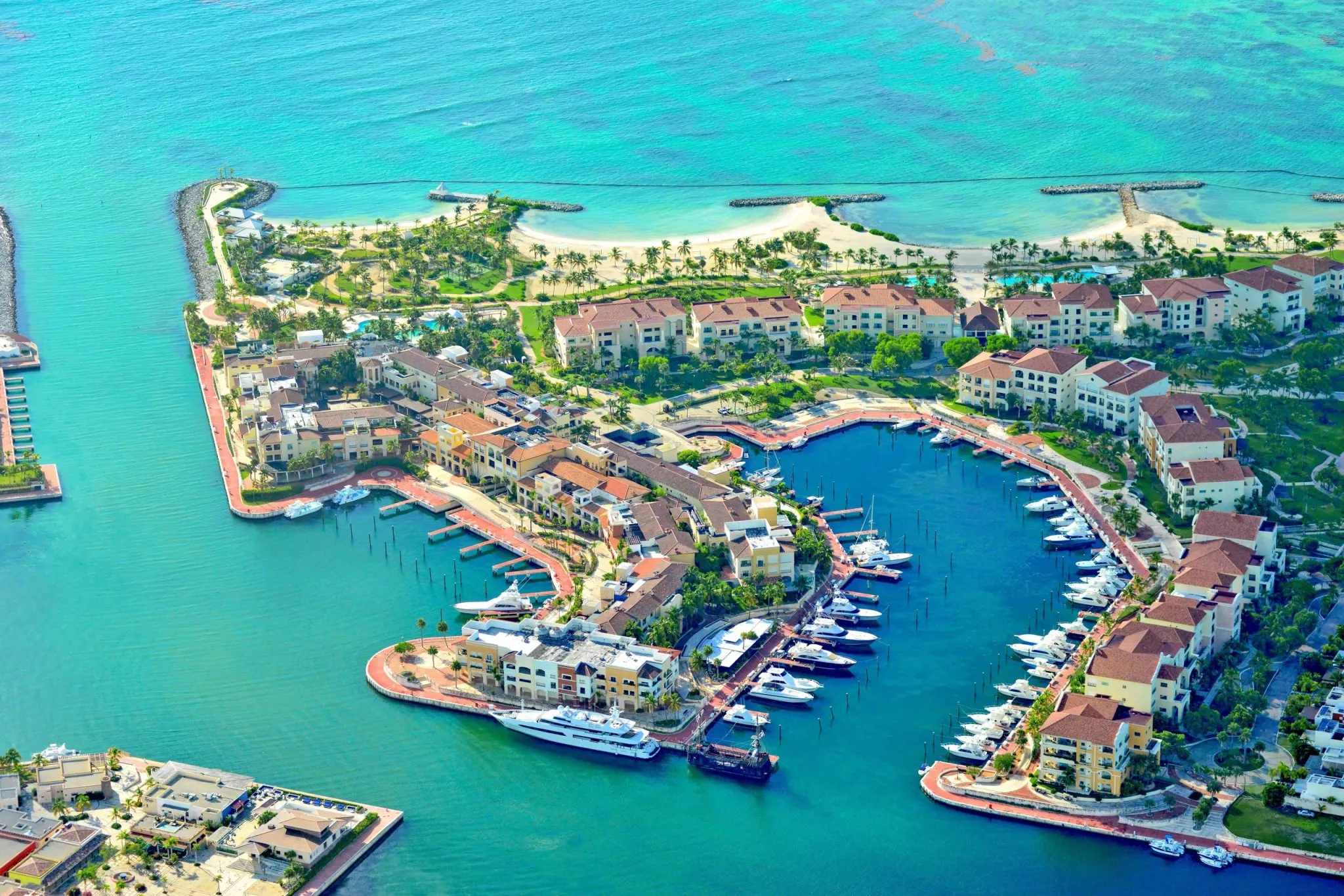 Luxury marina in Cap Cana
